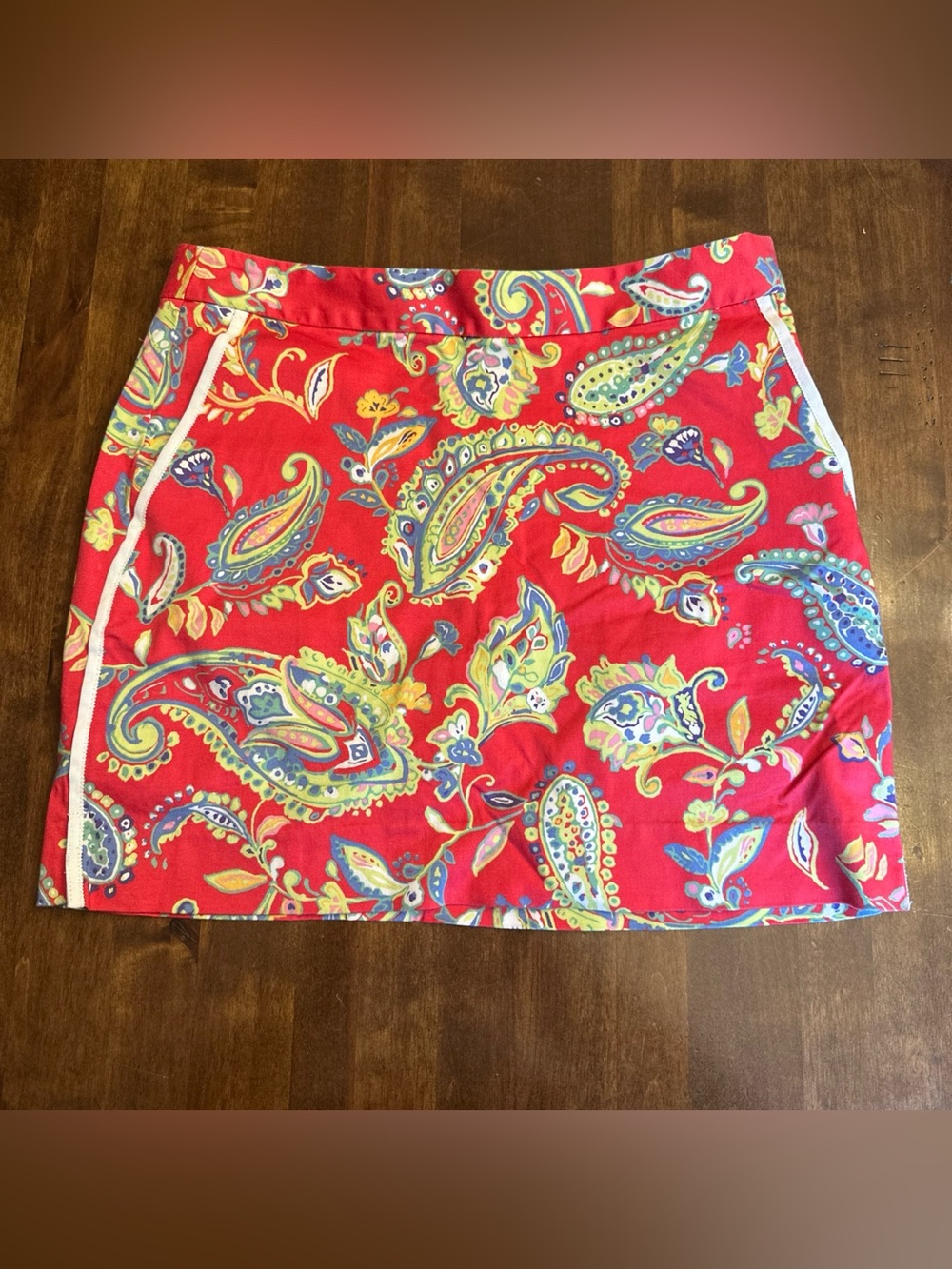 Ralph Lauren Polo Golf Womens Size 0 Skirt Skirt Paisley Preppy Golfing